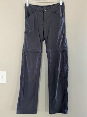 Patagonia Womens Rock Guide Zip Off Pants Gray Size 0